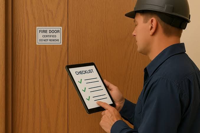 Fire Door Inspection certificate