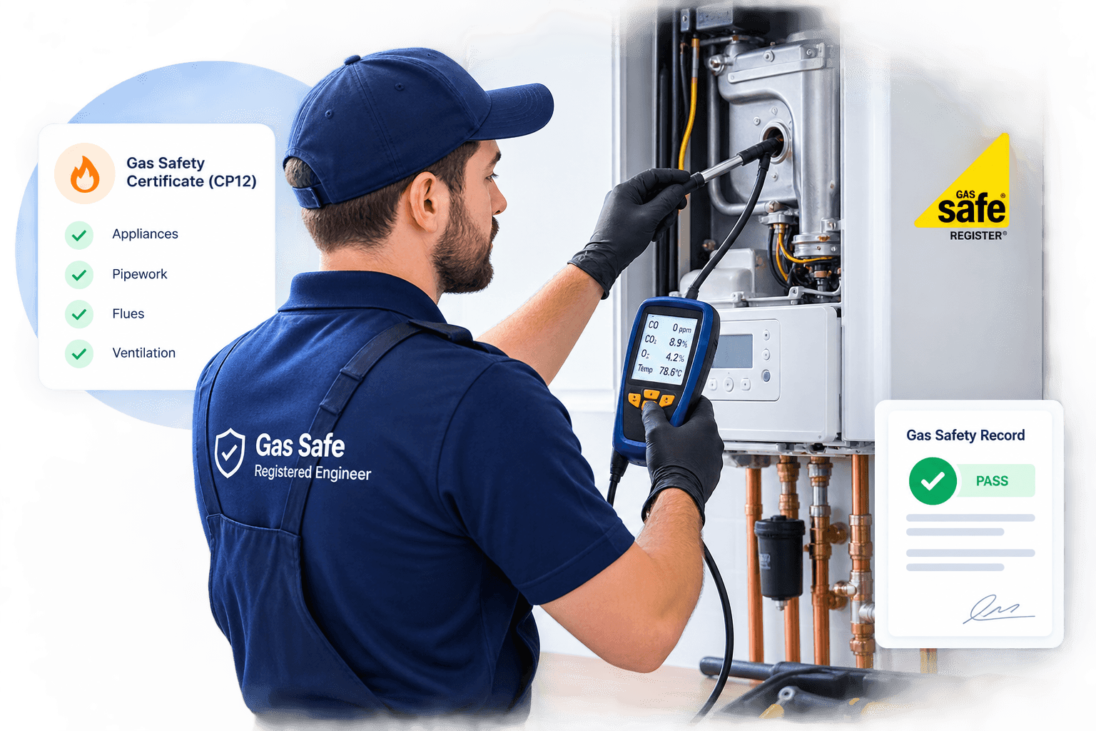 Gas Safety Certificate in Oldham
